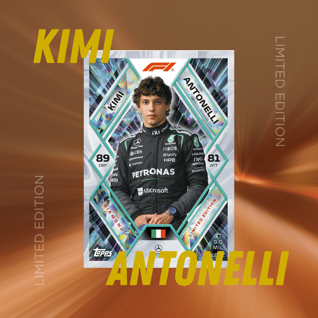 Topps F1 Turbo Attax 2627 12 Piece Trading Cards | 1 Reg Cold Foil Card | 3 Special Foil Card