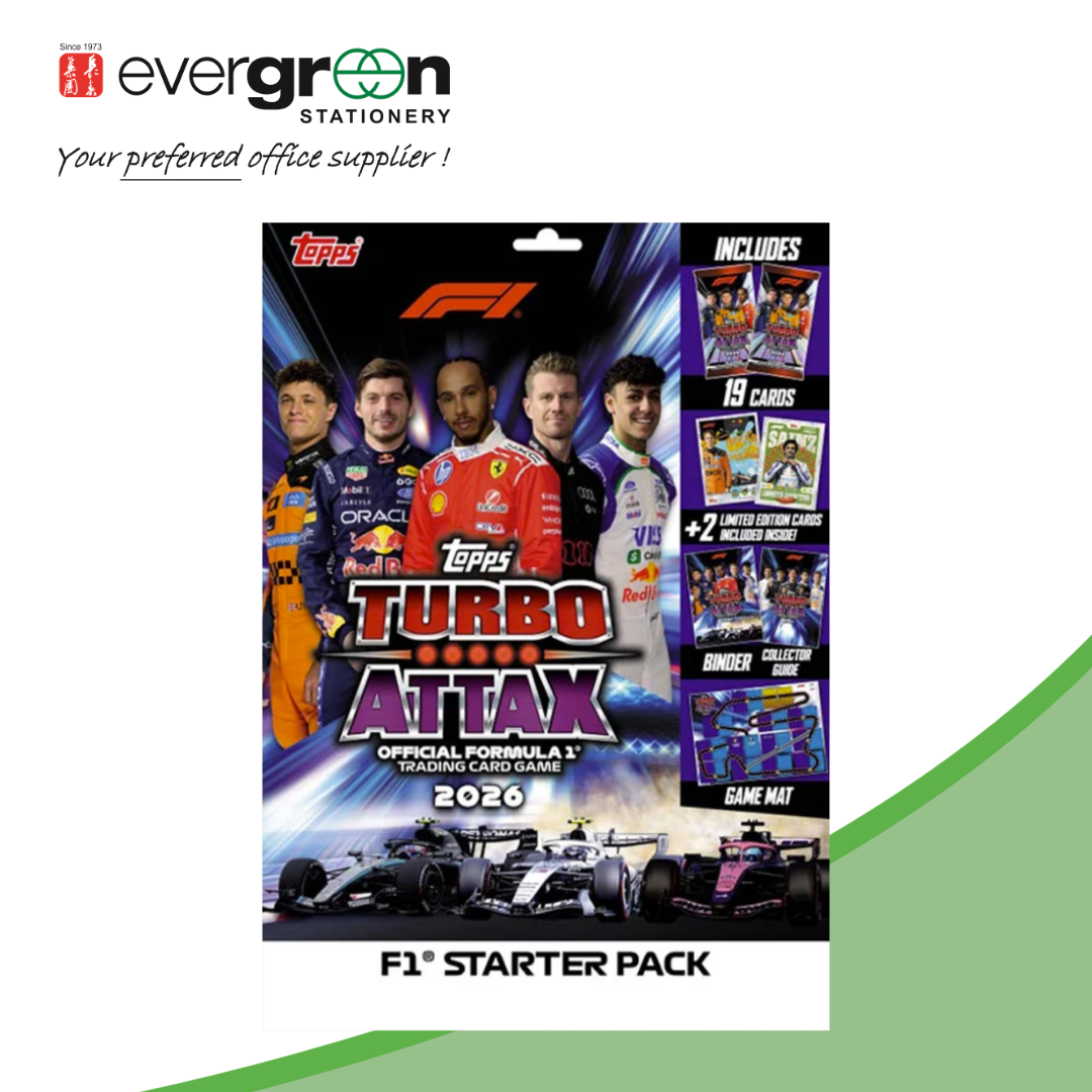 Topps F1 Turbo Attax 2627 Starter Pack | 1 Oscar Piastri Papaya | 1 Carlos Sainz Chili limited edition