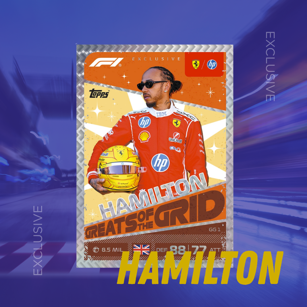 Topps F1 Turbo Attax 2627 Super Tin | Memento Relic Card | Ultra Rare Race-Worn Relic Card