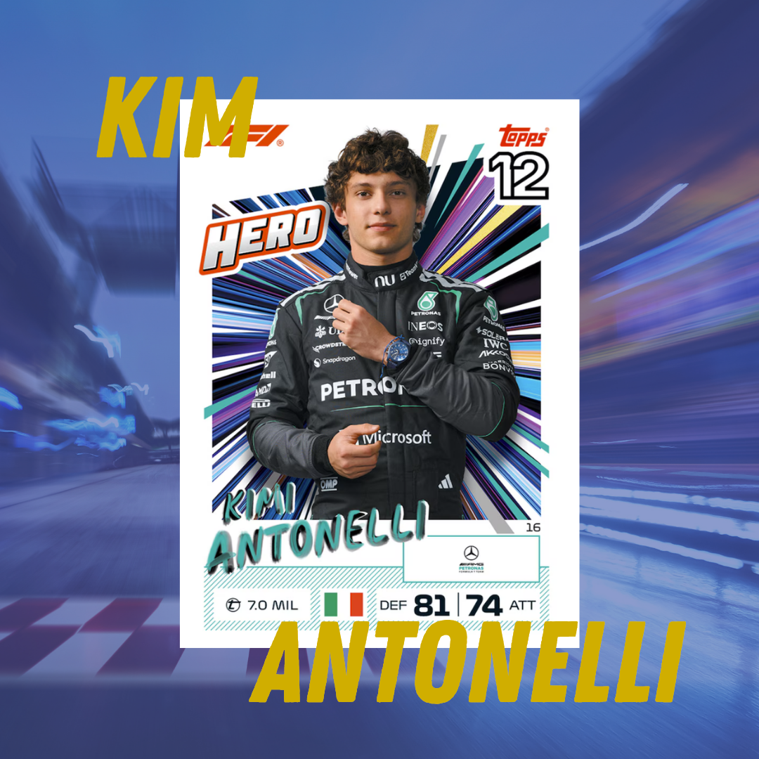 Topps F1 Turbo Attax 2627 Super Tin | Memento Relic Card | Ultra Rare Race-Worn Relic Card