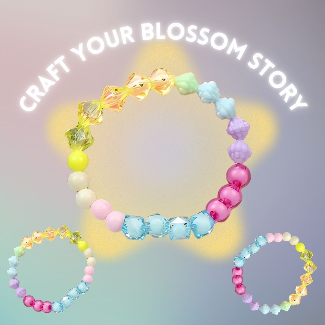 [SG] DIY 1500 Pcs Assorted Plum Blossom Beads Set [Evergreen Stationery]