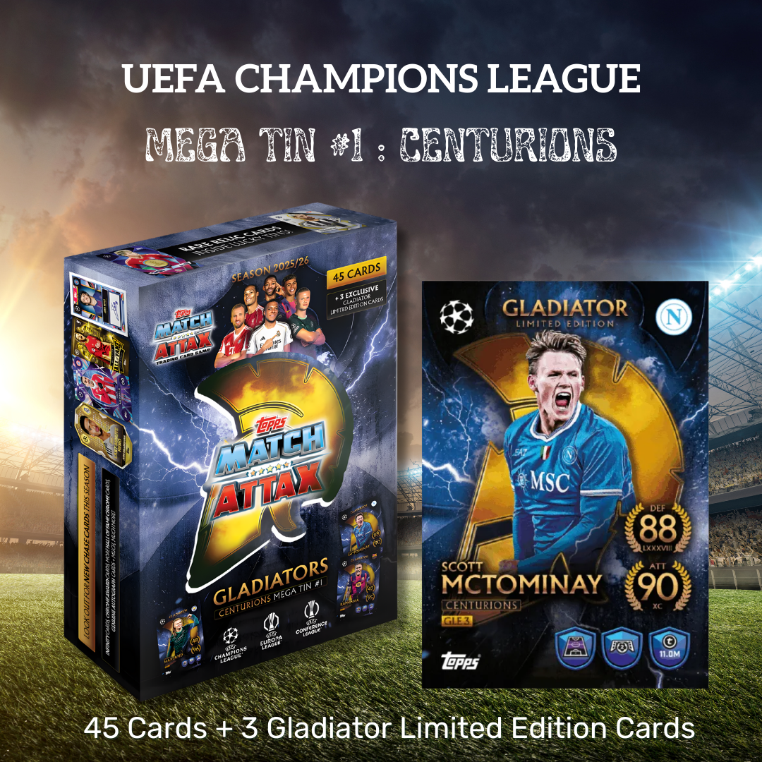 [SG] Topps Match Attax UEFA Champions League Mega Tins | 48 Cards [Evergreen Stationery]