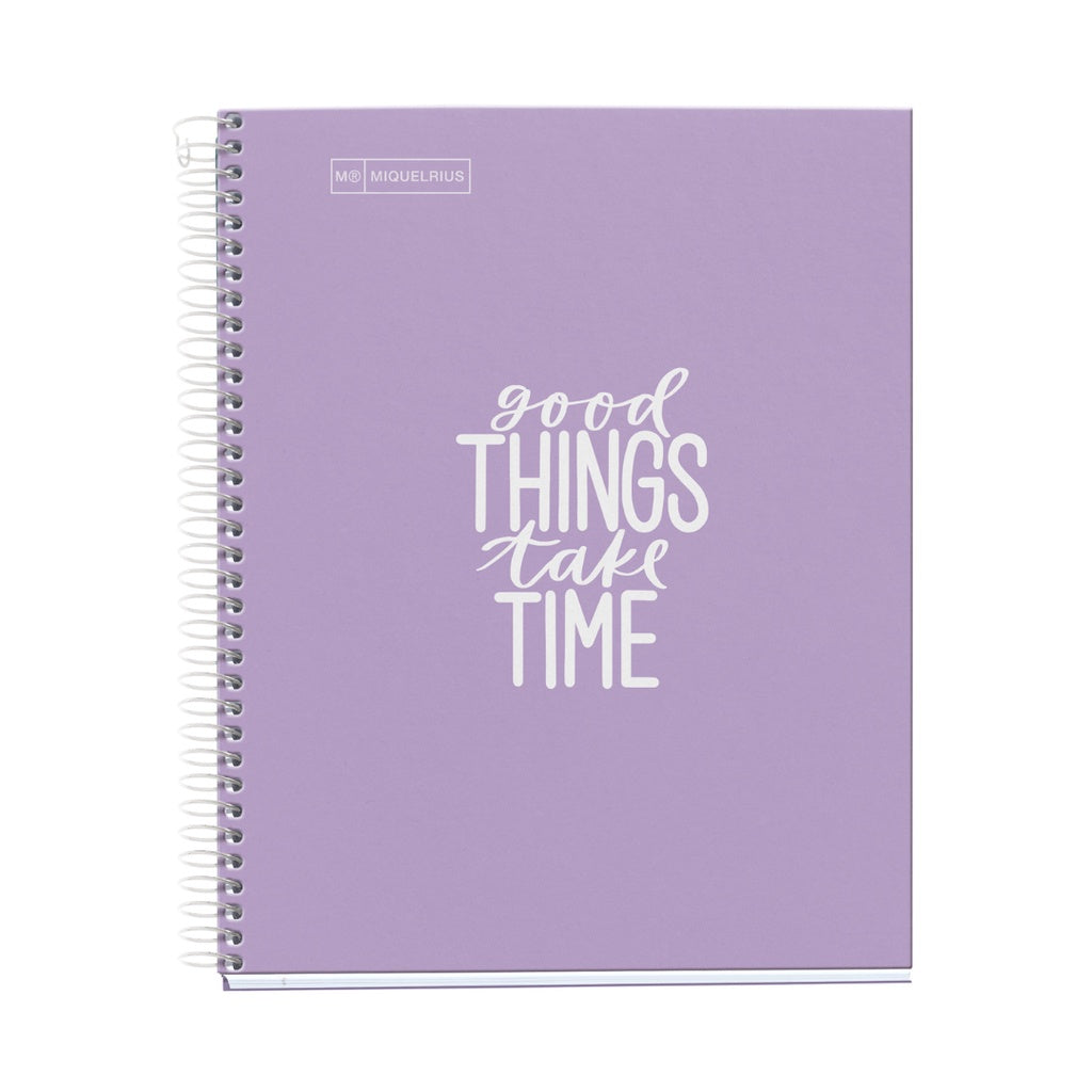[SG] Apli Miquelrius Colour Messages Notebook A5 Lined [Evergreen Stationery]