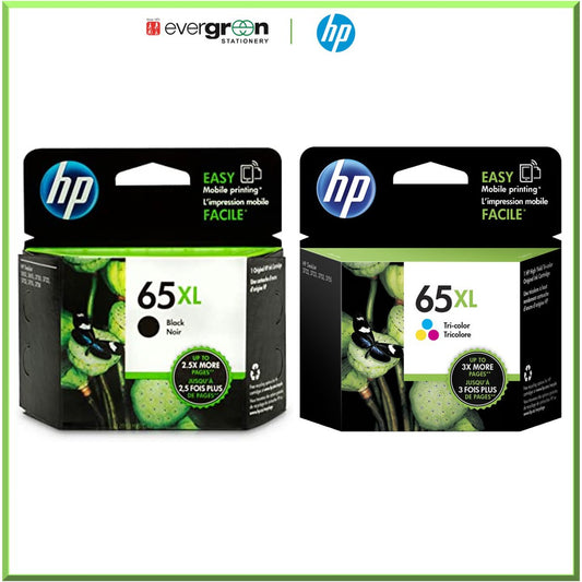 HP 65XL Tri-color/Black Original Ink Cartridge