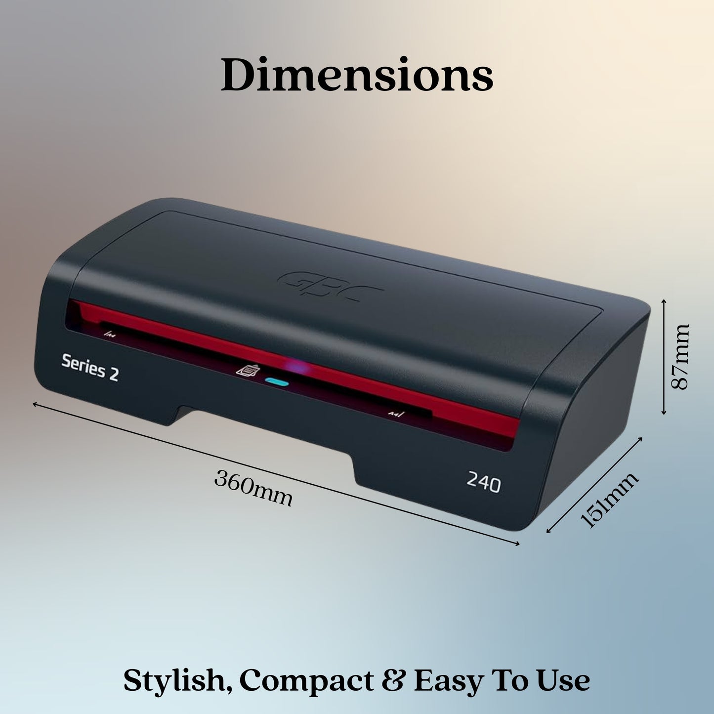 [SG] GBC 240 Home Office A4 Laminator | Ready in 2 Minutes, Smooth Jam-Free Lamination [Evergreen Stationery]