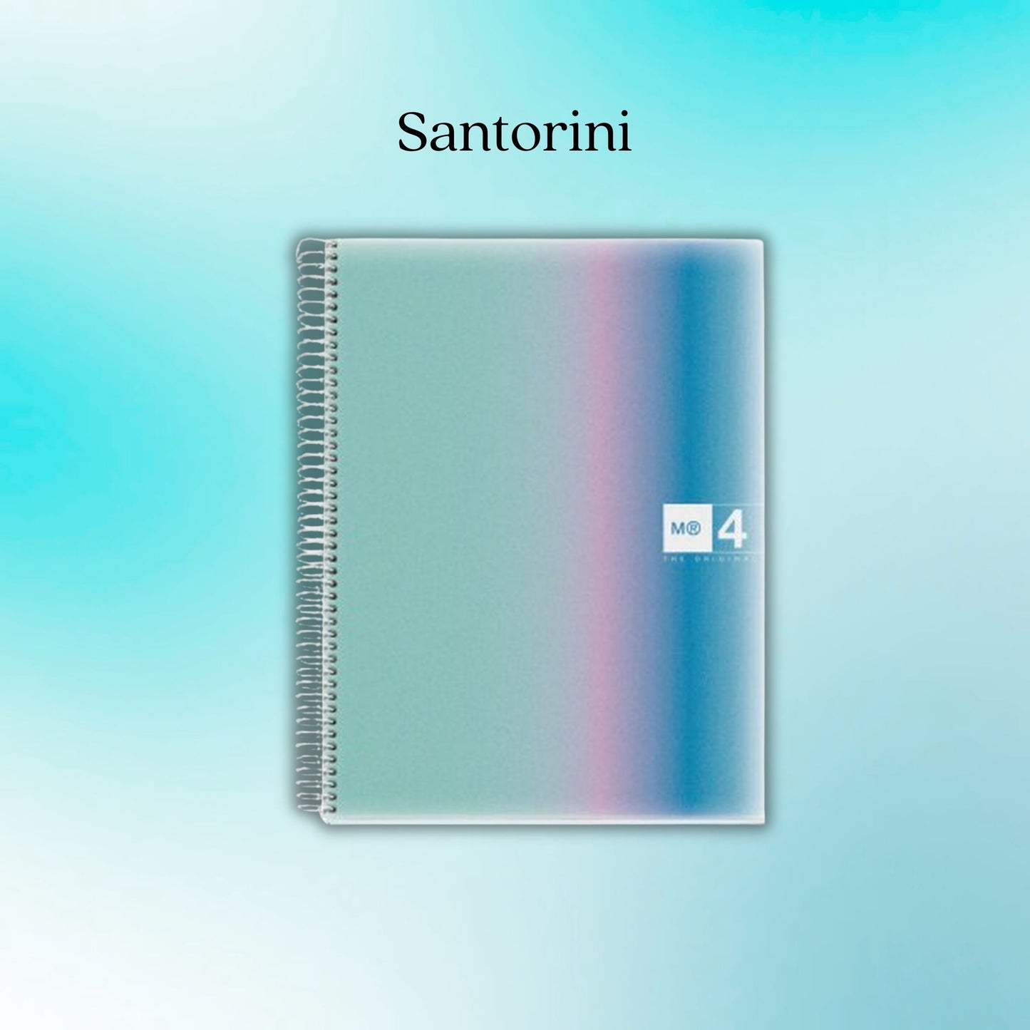 [SG] APLI MIQUELRIUS A4 Spiral Bound Notebook | Aurora Series [Evergreen Stationery]