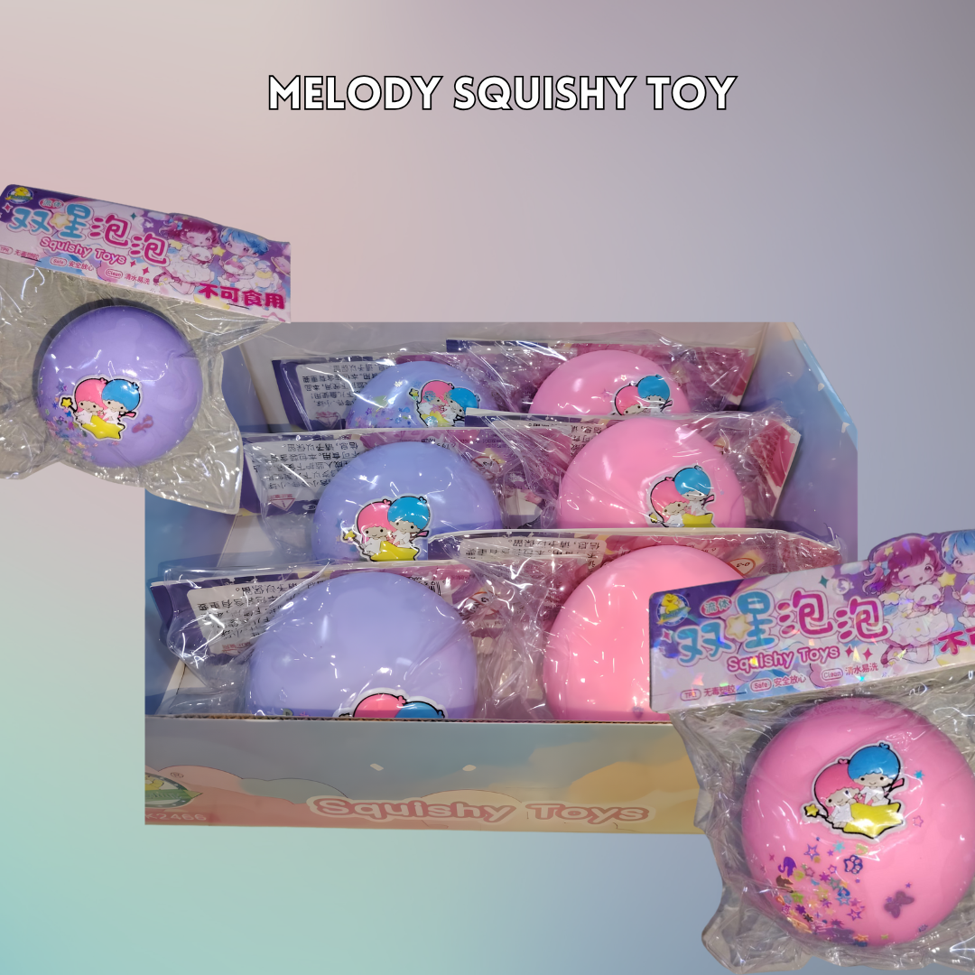 [SG] Mochi/Donut/Cat Paw/My Melody Squishy Toy [Evergreen Stationery]