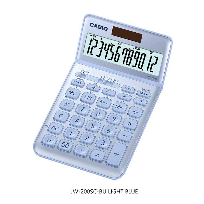 [SG] Casio JW-200SC Calculators (with adjustable tilt display) [Evergreen Stationery]