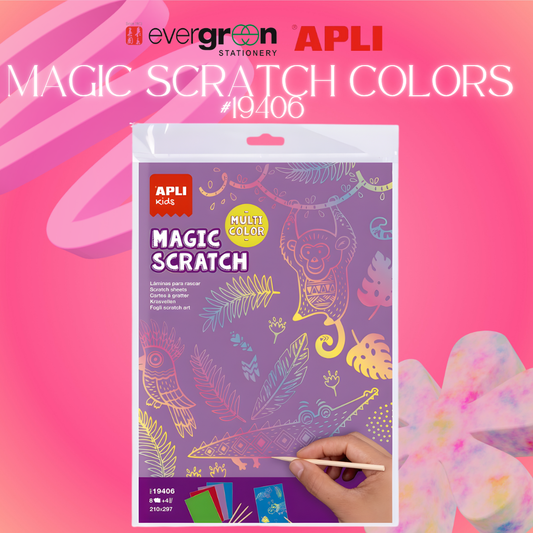 [SG] APLI Magic Scratch Colors [Evergreen Stationery]