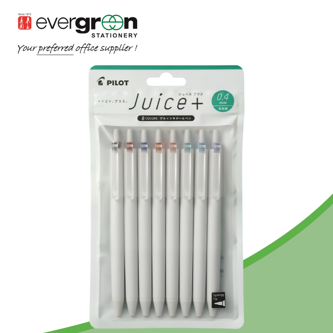 Pilot Juice+ 0.4mm 8 Colour Gel Pen Set