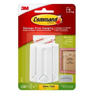 Command™ Wire-Backed Picture Hangers 17043VP