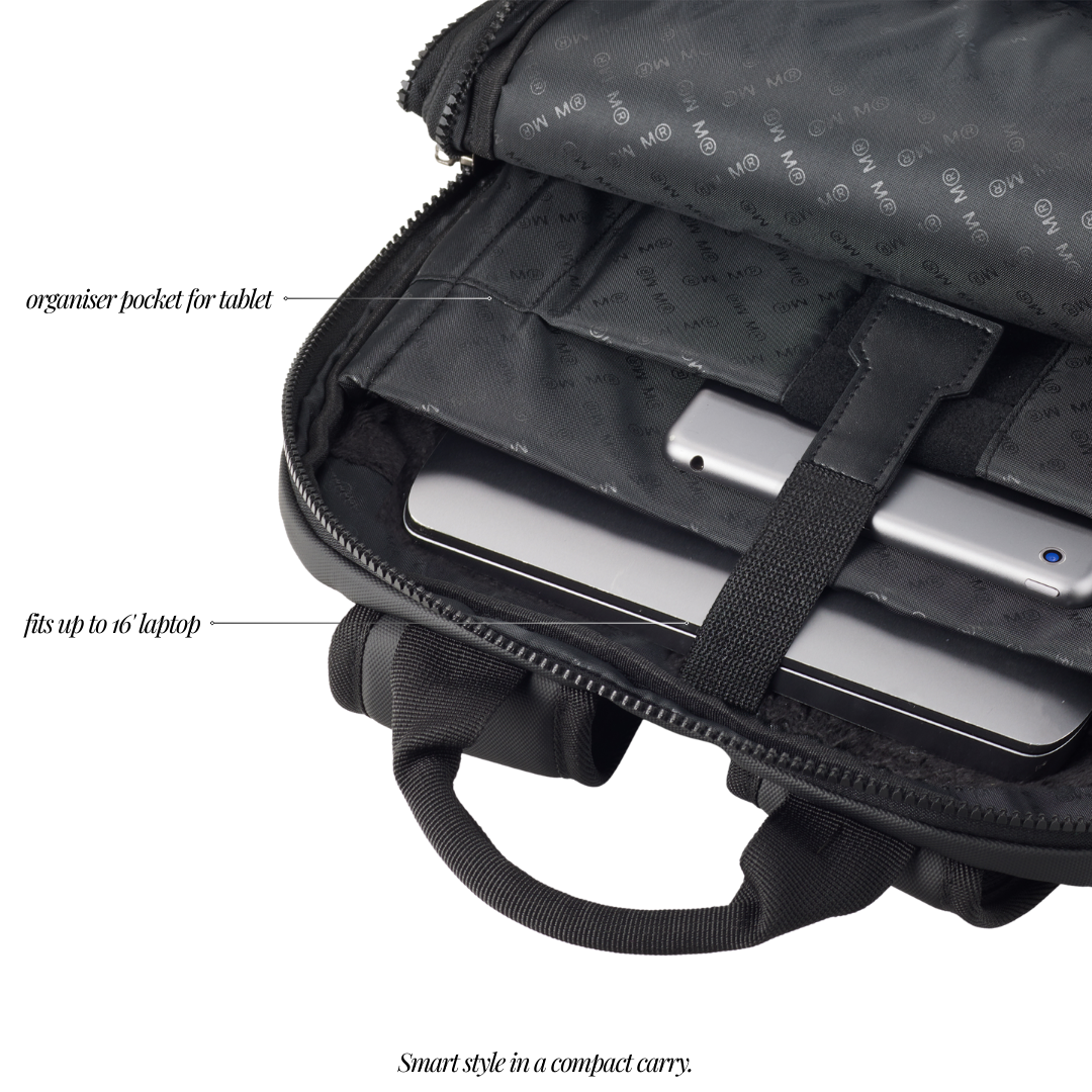 [SG] APLI Small Backpack – Black “Bag to Work” Series | Compact, Lightweight [Evergreen Stationery]