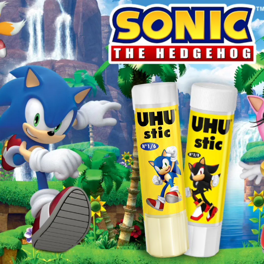 UHU Sonic LIMITED EDITION Back-To-School 2x21g Glue Stick