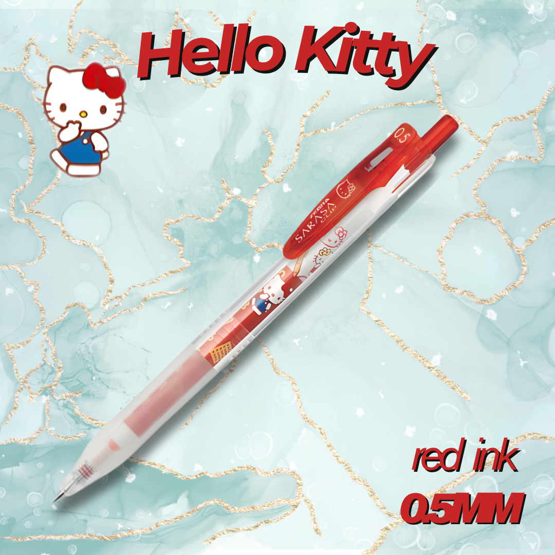 [SG] Zebra Sarasa Clip Pen Set B 0.5mm – Sanrio Limited Edition (3 Colors) [Evergreen Stationery]