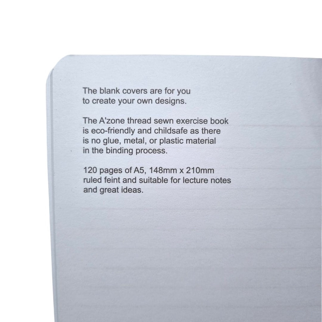 [SG] Azone A5 Black Thread Sewn Notebook  [Evergreen Stationery]