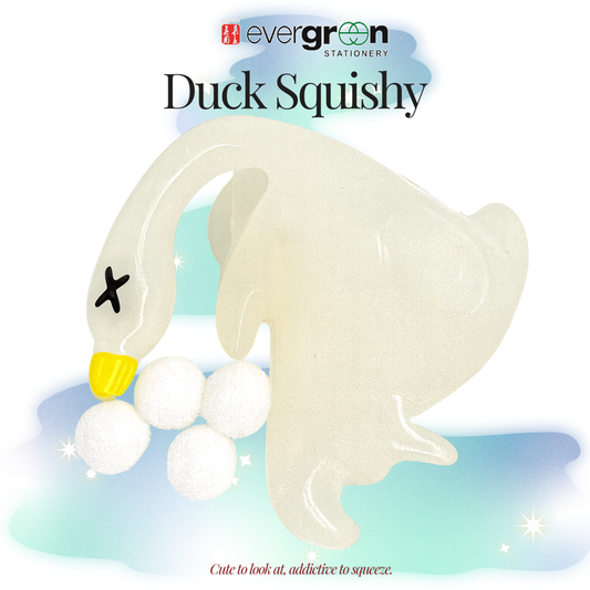 [SG] Duck Squishy – Soft Slow Rising Stress Relief Toy [Evergreen Stationery]