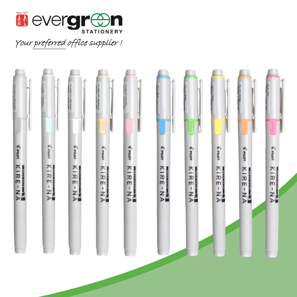Pilot KIRE-NA Dual Tip Highlighters