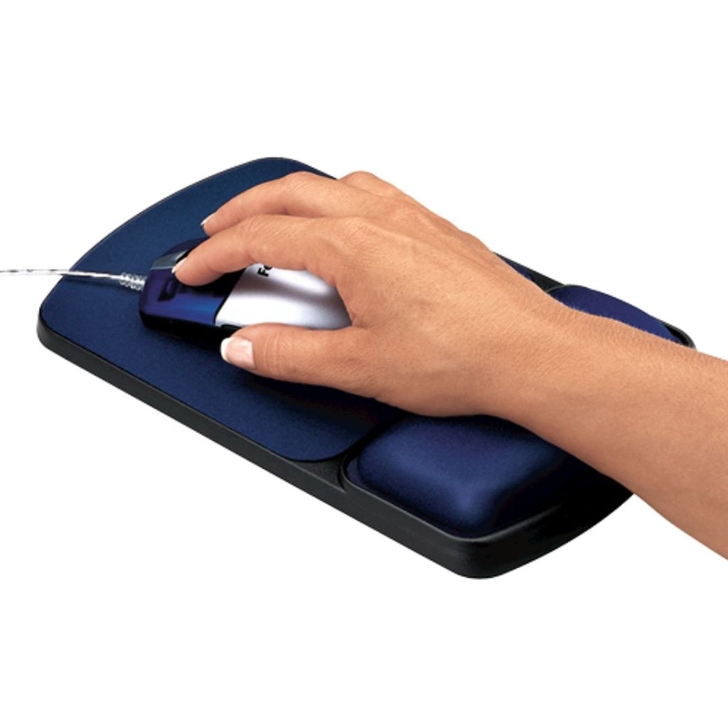 [SG] Fellowes Microban Mousepad w/ Wrist Rest [Evergreen Stationery]