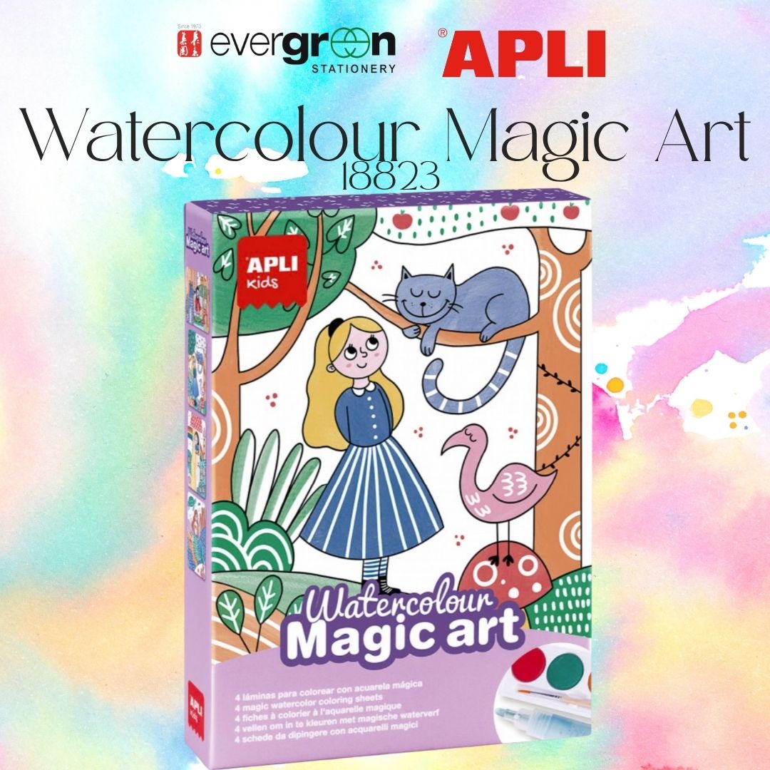 [SG] Apli Watercolour Magic Art [Evergreen Stationery]
