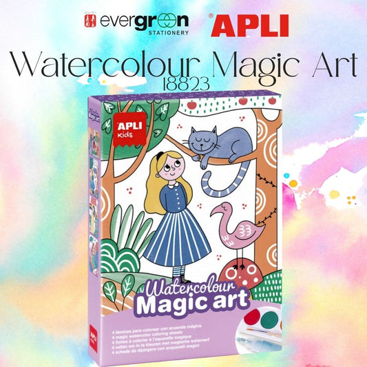 [SG] Apli Watercolour Magic Art [Evergreen Stationery]