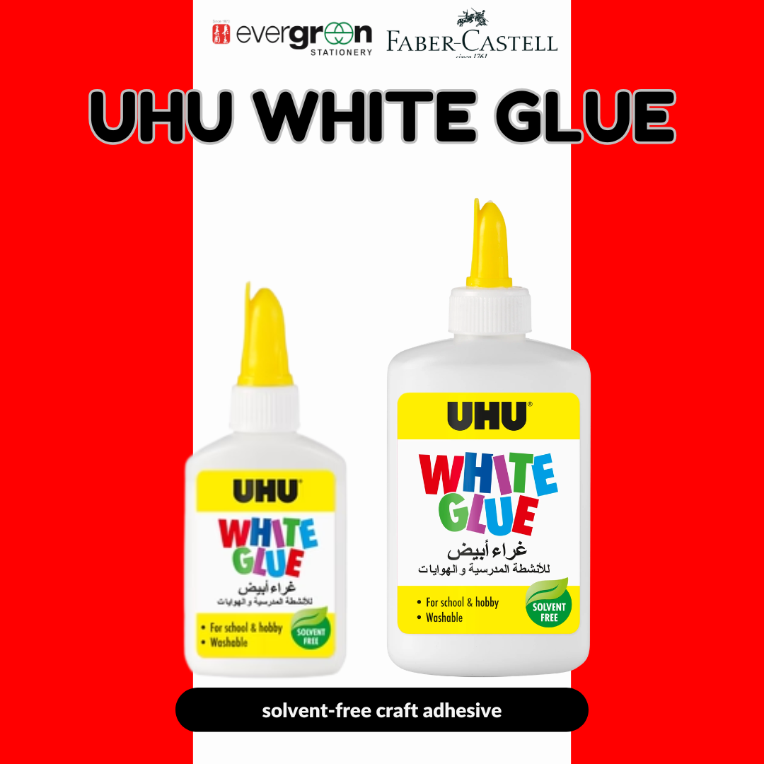 [SG] Faber Castell Uhu White Glue 39ml/122ml [Evergreen Stationery]