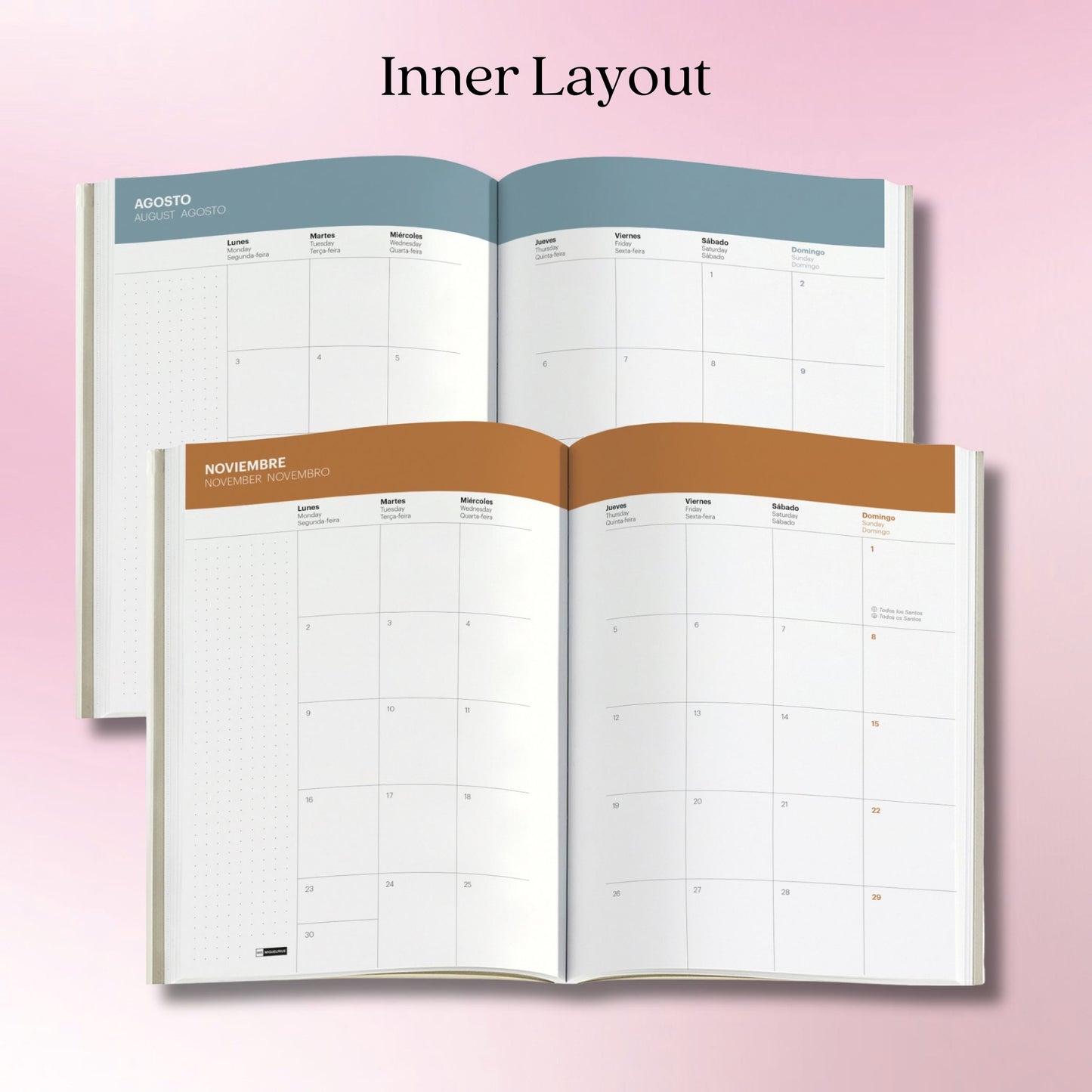 [SG]APLI 2026 A5 Day to Page Flexible Sewn Faux Leather Cover Diary | Chester Rig Series [Evergreen Stationery]