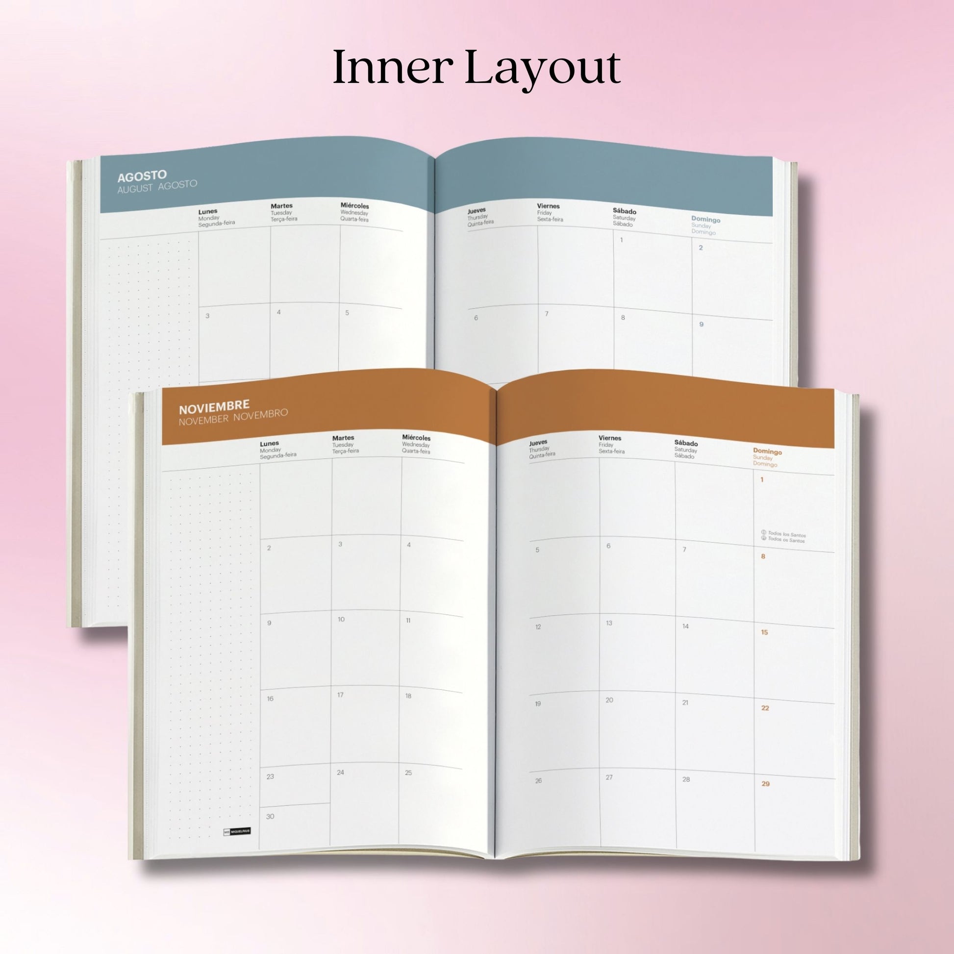 [SG]APLI 2026 A5 Day to Page Flexible Sewn Faux Leather Cover Diary | Chester Rig Series [Evergreen Stationery]