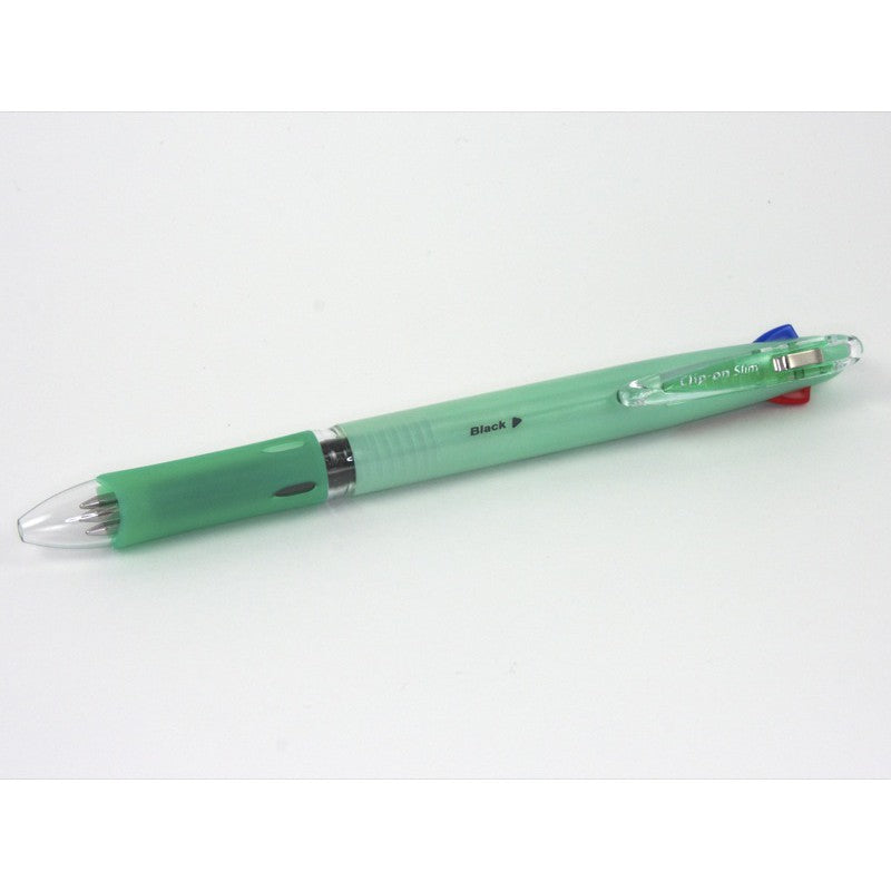 [SG]Zebra Clip On Slim 3C 0.7mm Ball Point Pen [Evergreen Stationery]
