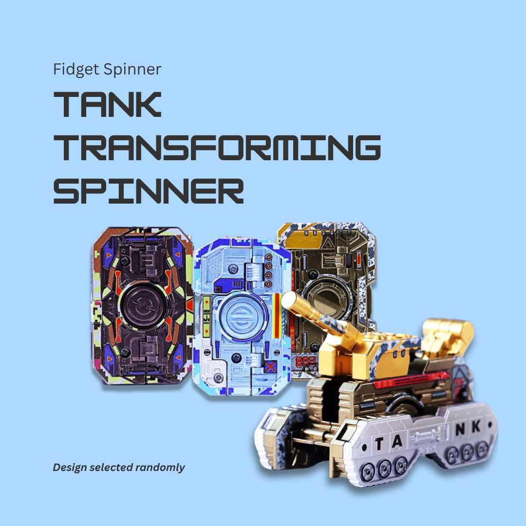 Transformable Fidget Spinner | Stress relief | Reliable quality | Dual modes | Easy to carry