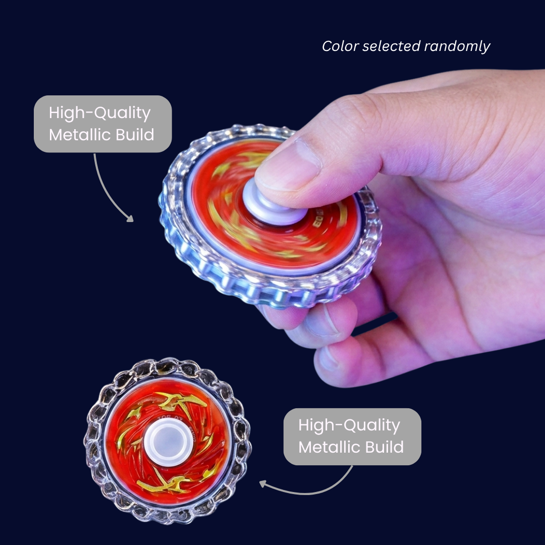 Stackable Fidget Spinner | Spinning Top Stress Relief Toy | Metallic Mechanical Gear | Multi-layer Stacking