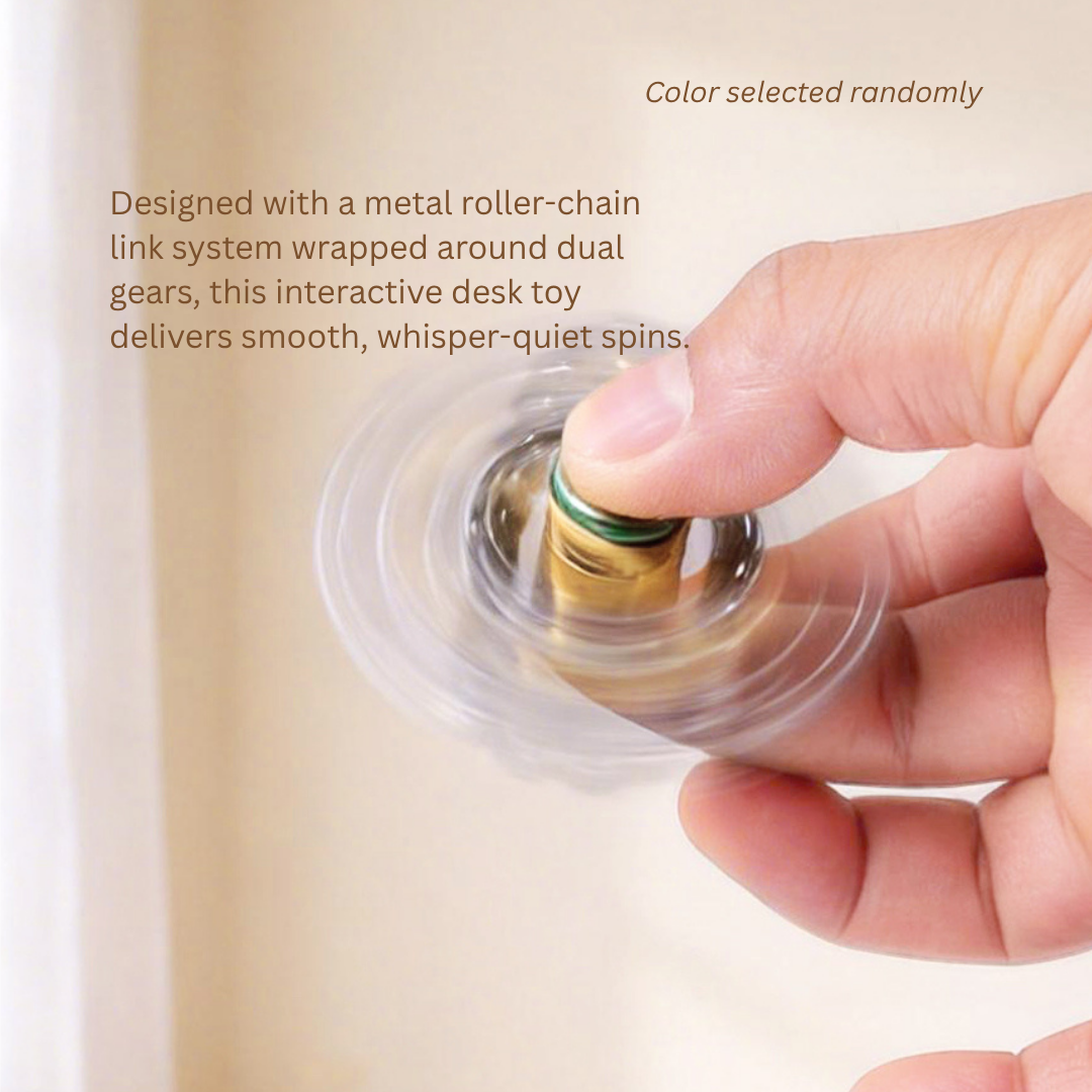 Stackable Fidget Spinner | Spinning Top Stress Relief Toy | Metallic Mechanical Gear | Multi-layer Stacking