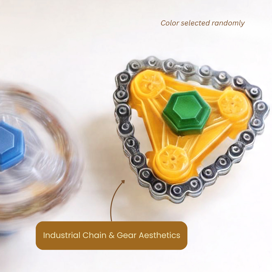 Stackable Fidget Spinner | Spinning Top Stress Relief Toy | Metallic Mechanical Gear | Multi-layer Stacking