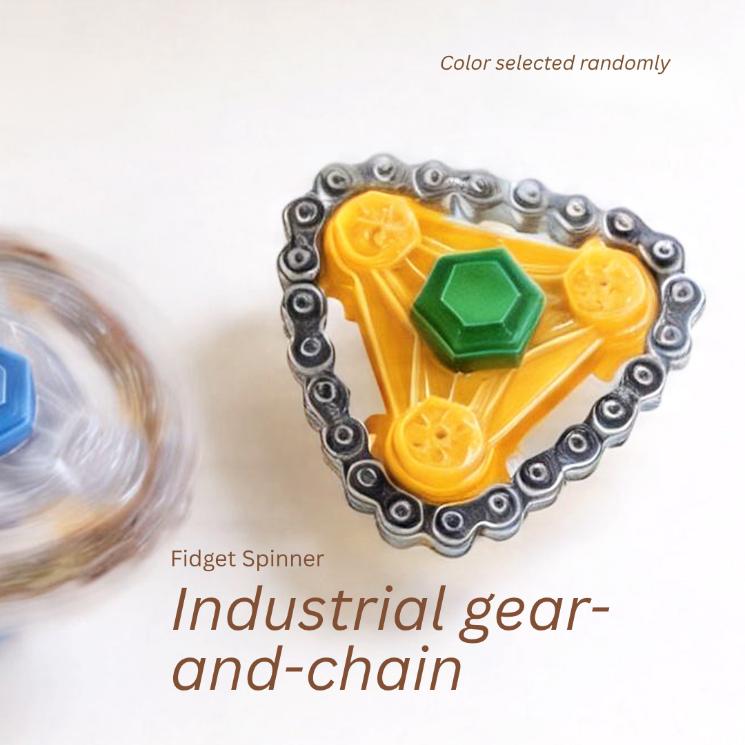 Stackable Fidget Spinner | Spinning Top Stress Relief Toy | Metallic Mechanical Gear | Multi-layer Stacking