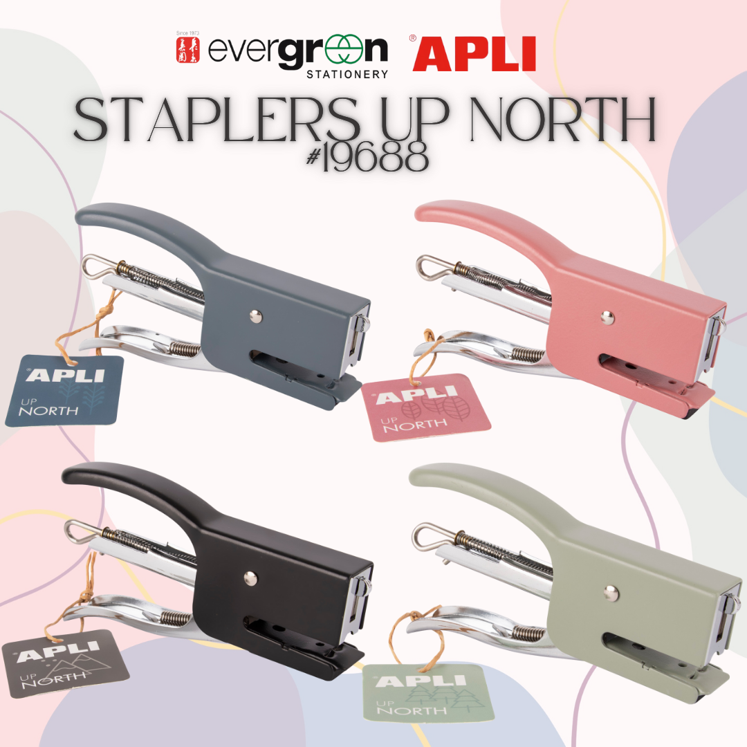 [SG] APLI Up North Metal Stapler [Evergreen Stationery]