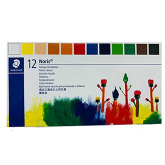 STAEDTLER POSTER COLOURS NORIS CLUB 12PCS BOX