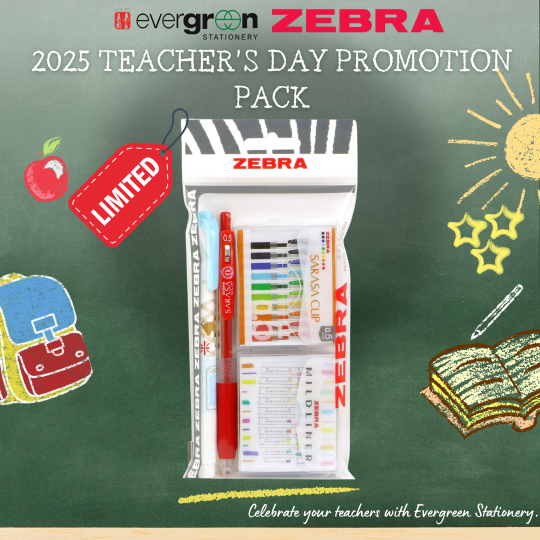 [SG] Zebra 2025 Teacher’s Day Limited Promotion Pack – Thoughtful Gift Set for Teachers [Evergreen Stationery]
