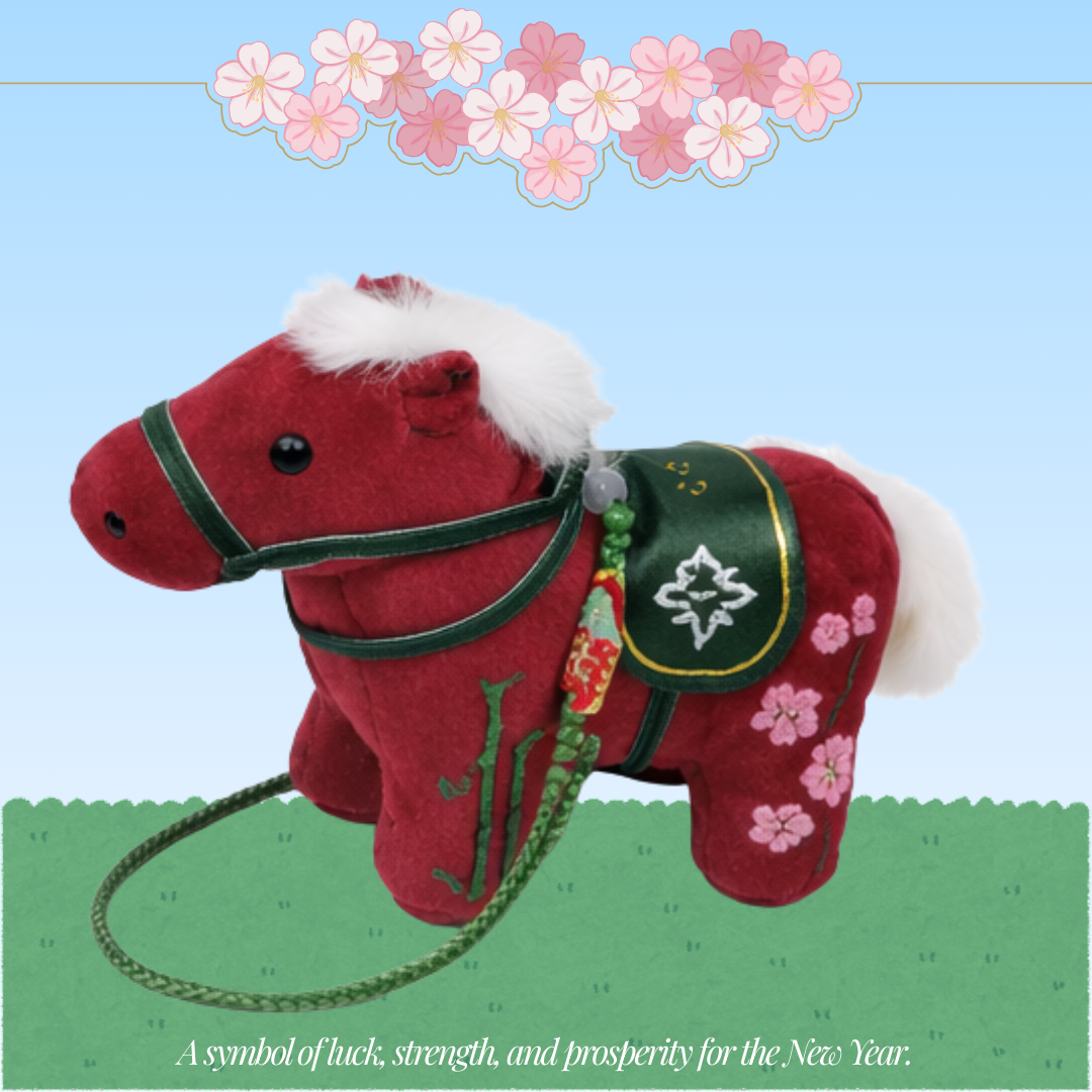 [SG] CNY Lucky Horse Plush Toy | Zodiac Decoration & Gift [Evergreen Stationery]