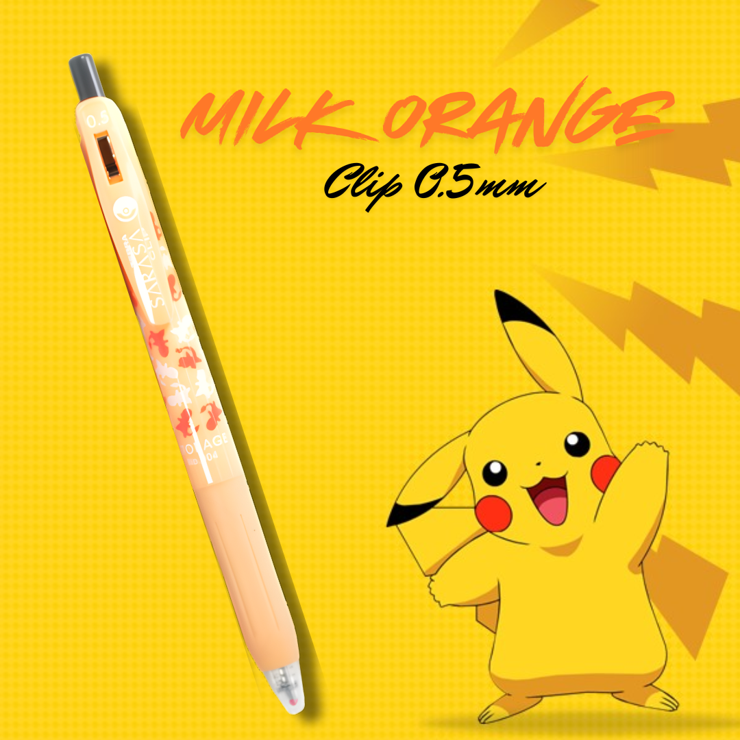 [SG] LIMITED EDITION | Zebra Sarasa Clip 0.5mm Pokemon Series (Black Ink) [Evergreen Stationery]