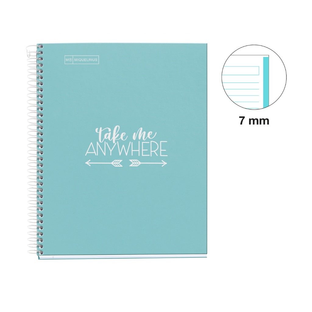 [SG] Apli Miquelrius Colour Messages Notebook A5 Lined [Evergreen Stationery]
