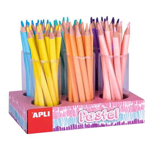 Apli #18052 Jumbo Tri Pastel pencils