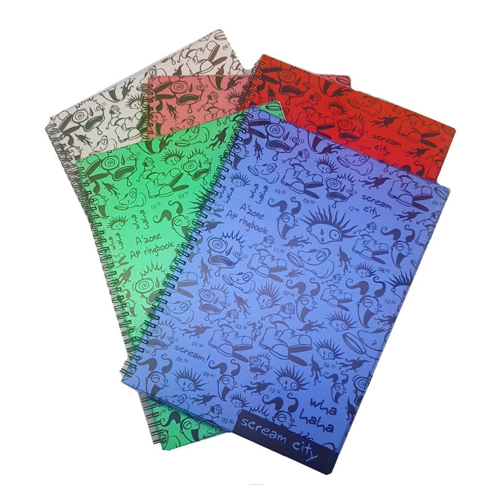 [SG] Azone A4 Scream City Ring Notebook [Evergreen Stationery]