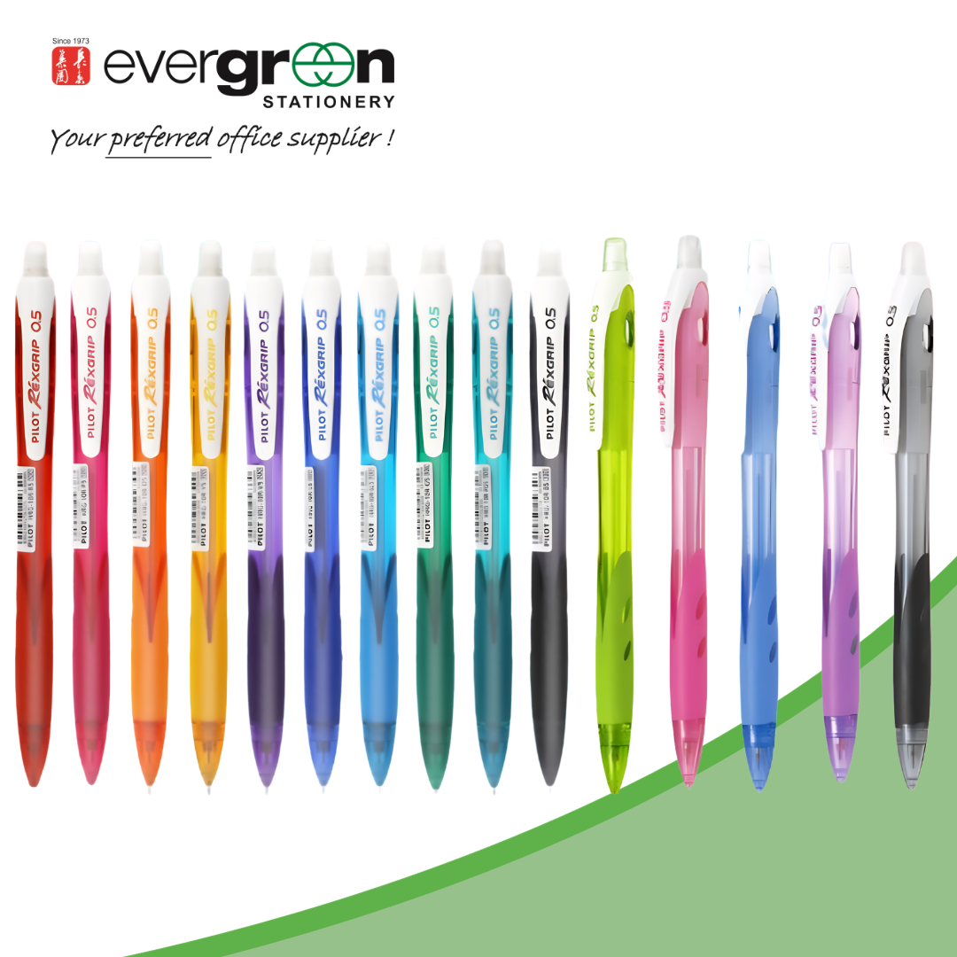 Pilot Begreen Rexgrip Mechanical Pencil 0.5/0.7mm Many Colours