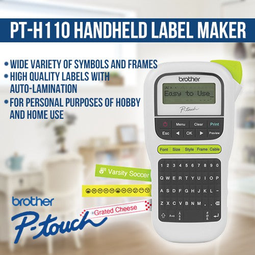 Brother PT-H110 Label Machine P-Touch H110Personal handheld labeller