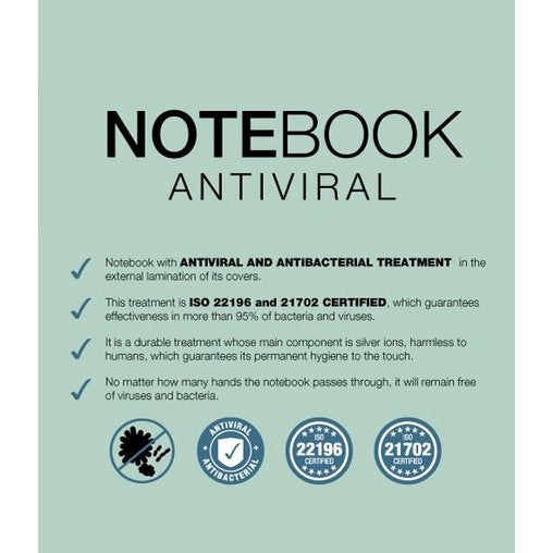 MIQUELRIUS Antiviral Antibacterial A4/A5 Lined/Squared Notebooks