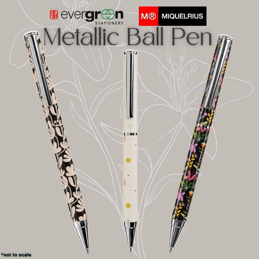 [SG] APLI Metallic Ball Pen [Evergreen Stationery]