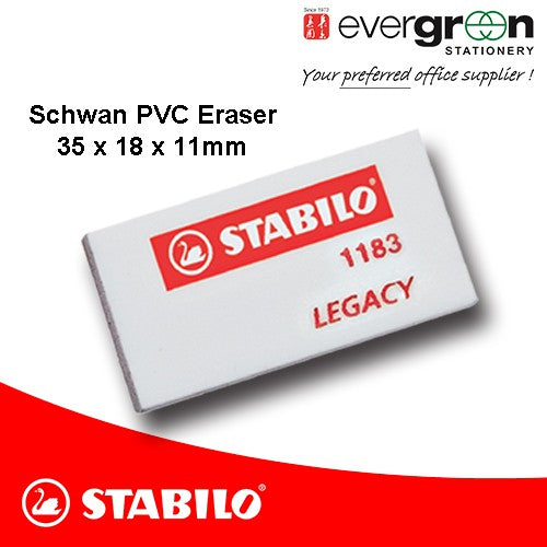 [SG] Stabilo Eraser Legacy 1183 [Evergreen Stationery]