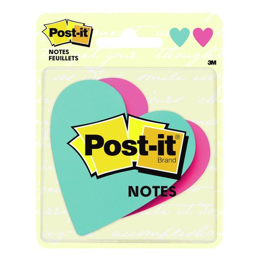 3M 7350-HRT P-IT SUPR STKY PRNTED NOTES DIECUT 3X3 24PK/CS