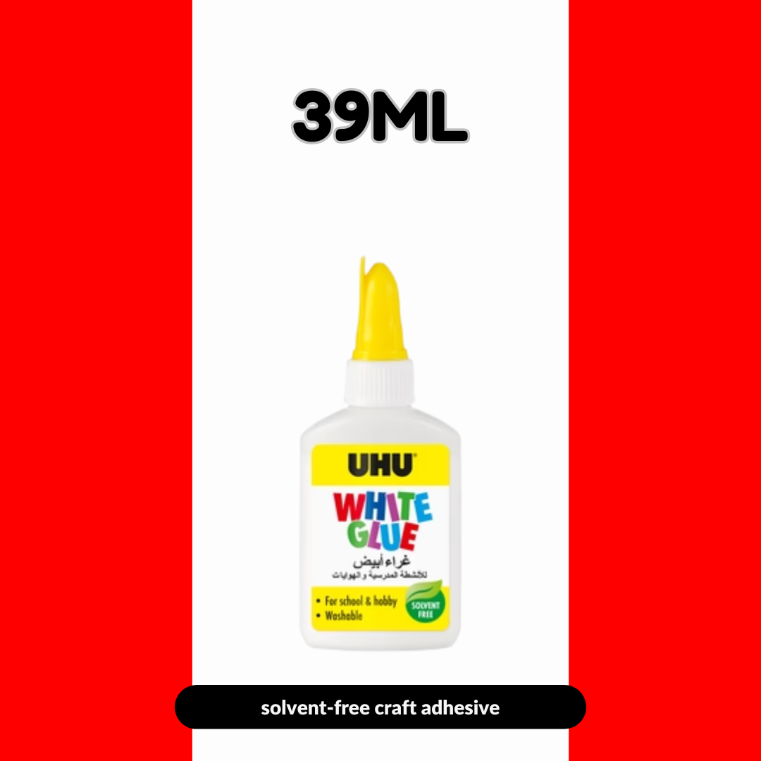 [SG] Faber Castell Uhu White Glue 39ml/122ml [Evergreen Stationery]