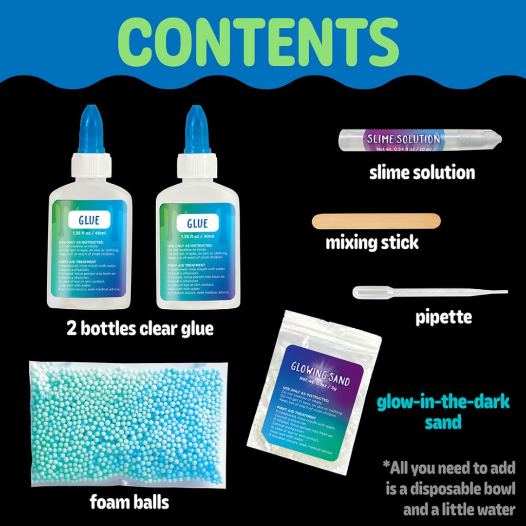 Faber Castell DIY Glowing Squishy Slime | Screen‑free fun | Includes illustrated instructions | Aged 5 years and over