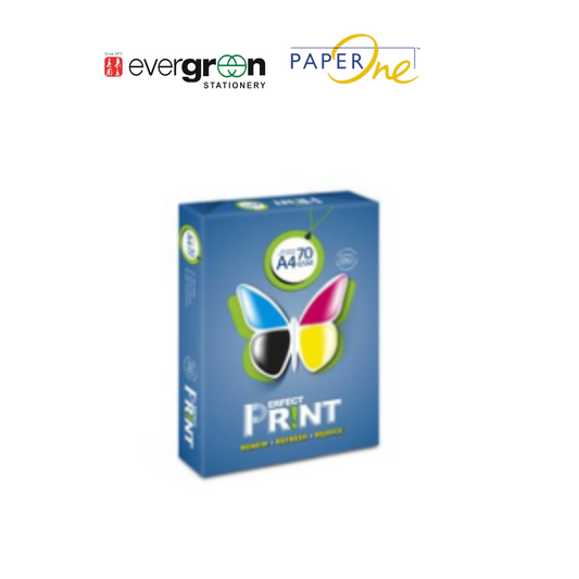 [SG]Perfect Print A4 Size 70gsm White Copier Paper [Evergreen Stationery] (5 Reams per Carton) | MAX 2 CARTONS/ORDER